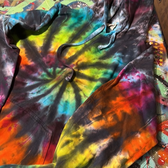 Rad Lazy Lightning Custom Comfort Color rare hoodie - Picture 2 of 6